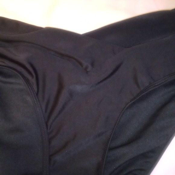 Women's V Cut Cheeky Bikini Bottoms High Cut Ruched Twist Front Swim Bathing Sui - Picture 2 of 7